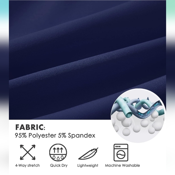 Willit Women's 7" Athletic Running Shorts Long Workout Hiking Shorts - Picture 5 of 14